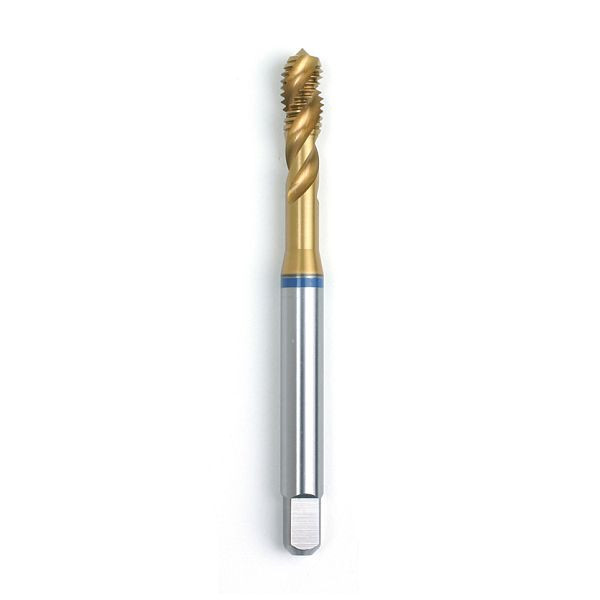 GSR Maschinengewindebohrer DIN 2184-1 (DIN371) metrisches Gewinde Form C/RSP35° HSSE-TiN Blauring M 10, 01039230