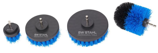 SW-Stahl Bürstensatz für Bohrmaschinen, 4-teilig, 62400L
