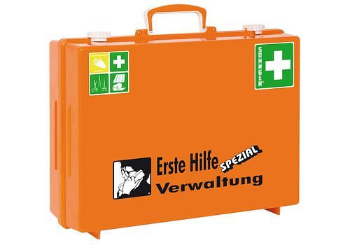 DENIOS Erste-Hilfe-Koffer Beruf Spezial "Verwaltung", Basisinhalt nach DIN, 164933