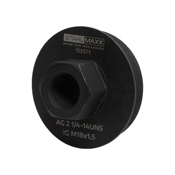 Stahlmaxx Gewindeadapter AG 2 1/4-14UNS auf IG M18x1.5, XXL-123371