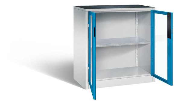 C+P Werkzeugschrank Acurado, H1000xB930xT500mm, Farbe: Lichtgrau / Lichtblau, Muldengriff, 8821-055 S10196