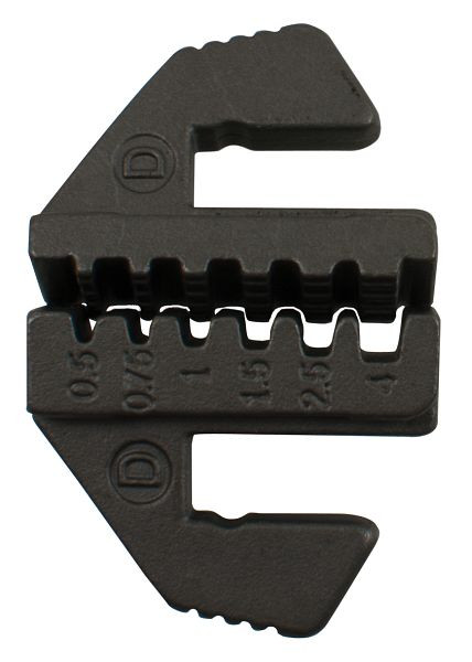 SW-Stahl Pressbacken für Aderendhülsen, 0,5-4,0 mm², 42585L-D