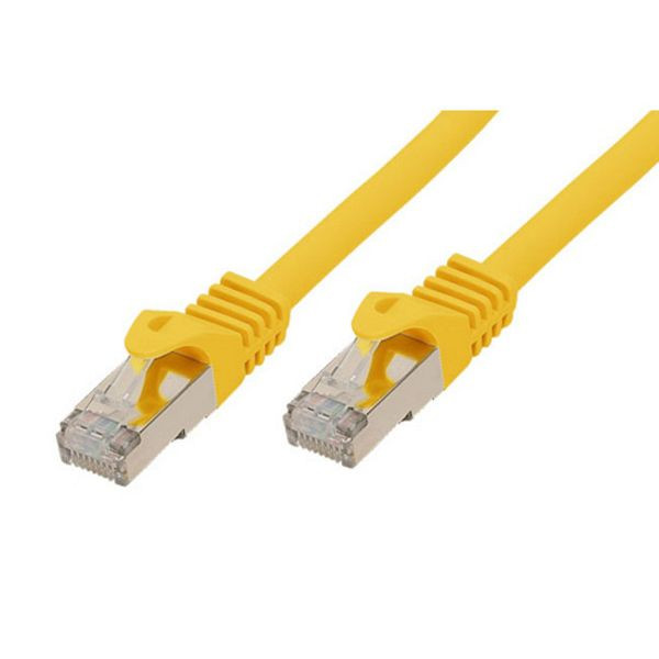 shiverpeaks BASIC-S, RJ45 Patchkabel S/FTP, PIMF, Rohkabel CAT 7 Halogenfrei, gelb, 30,0m, BS75530-Y