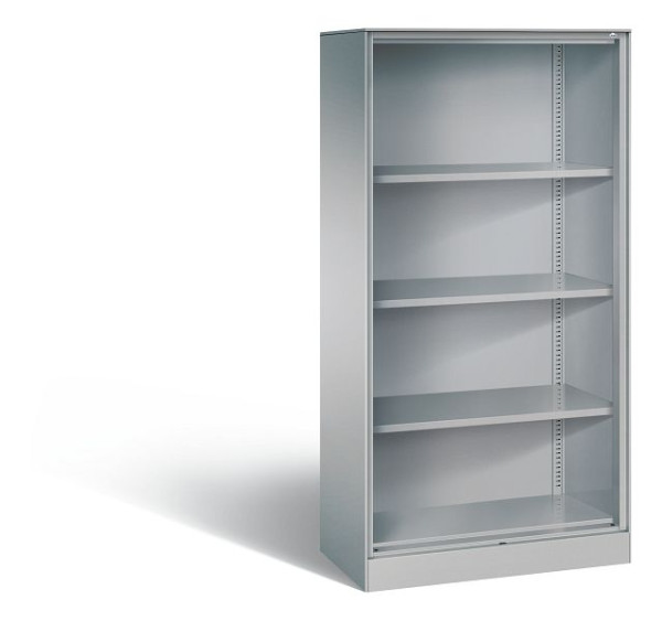 C+P Büroregal Asisto, H1635xB800xT435mm, Farbe: Weißaluminium, 4 OH, 140013-000 S10021