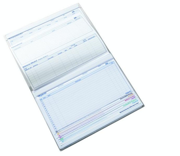 BOI PVC-Pflegedokumappe weiss, professional-line, mit Reiterleiste, 9208-00333