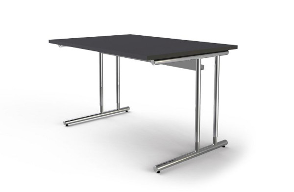 Kerkmann Schreibtisch B 1200 x T 800 x H 680-820 mm, Artline, Farbe: anthrazit, 11765013