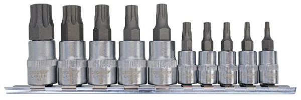 GEDORE KL-4043-100 Schraubendreher-Einsätze Satz, 1/4" + 3/8", IP TX-Plus, 10-teilig, 3292002