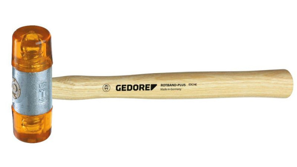 GEDORE Plastikhammer, 60 mm Durchmesser, 65 Shore D, 8821940