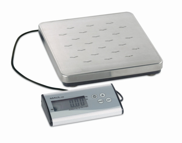 MAUL Paketwaage MAULcargo, 50 kg, separates Bedienpult, Netzteil, 1795009