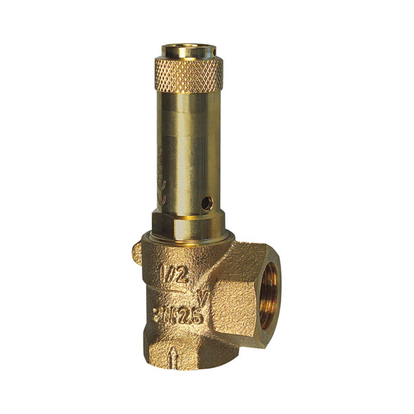 Riegler Eck-Sicherheitsventil, Flüssigkeiten, G 2, Ansprechdruck 16 bar, 147779