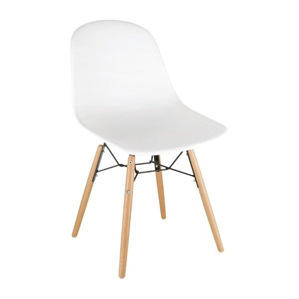Bolero Spindelbeiniger Polypropylen Stuhl weiß, VE: 2 Stück, DM840