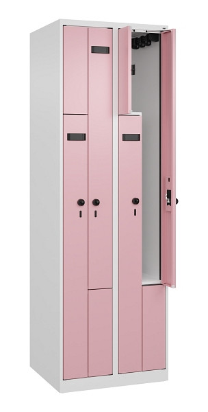 C+P Z-Spind Evolo PLUS, 4 Fächer, 1850x600x500mm, 9016/3015, 049003-204 S10024
