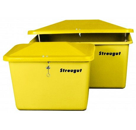 Cemo Streugutbehälter PLUS3 200 L Gelb RAL 1016 ohne Entnahme, 10974