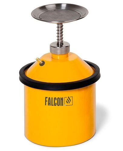 FALCON Sparanfeuchter aus Stahl, lackiert, 2,5 Liter, mit Erdungsanschluss, 283921