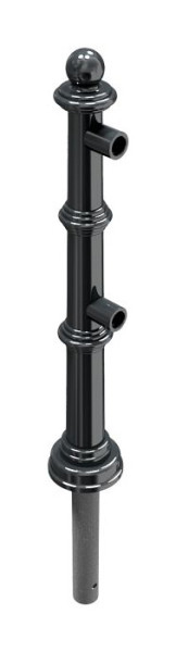 Schake Alu-Stilpoller Serie 495.01B, Endpfosten für Ober- und Knieholm, 495_11B