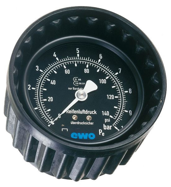 ELMAG Druckmanometer mit Schutzkappe 0-25 bar, Ø 80 mm für Modell 80-EWO, 42235