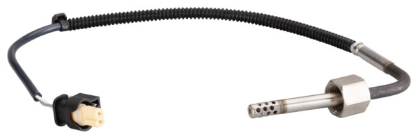HELLA Sensor, Abgastemperatur, 2-polig, geschraubt, Kabel: 310mm, 6PT 010 376-201