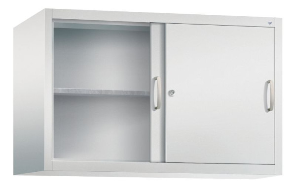 C+P Aufsatzschrank Acurado, H790xB1200xT500mm, Farbe: Lichtgrau, Bügelgriff, 2 OH, 2055-09 S10020