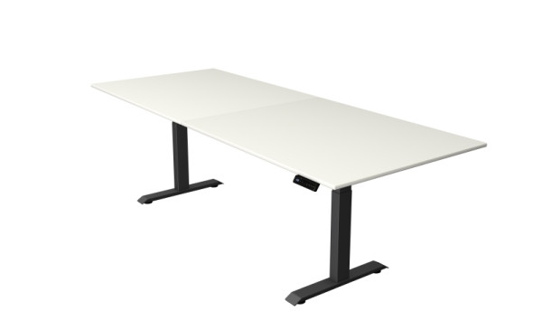 Kerkmann Steh-/Sitztisch Move 4 neu 250 x 100 cm Gestell anthrazit, Tischplatte weiß, 10081210