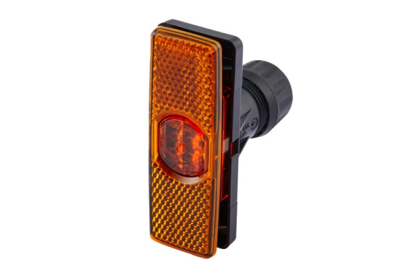 HELLA Seitenmarkierungsleuchte - LED - 24V - Schraubanschluss/Einbau - Lichtscheibenfarbe: gelb - LED-Lichtfarbe: gelb - rechts/links, 2PS 008 382-801