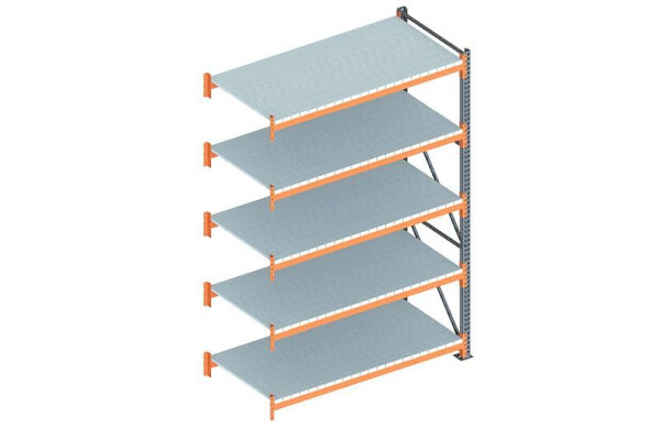 Meta Großfachregal AR 3300x2225x1100 mm, verzinkt/RAL 2001, 200188568