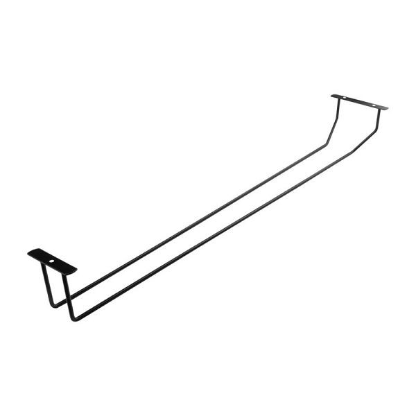 Olympia Weinglasständer schwarz 610mm, kompaktes Design spart wertvollen Stauraum, FD989