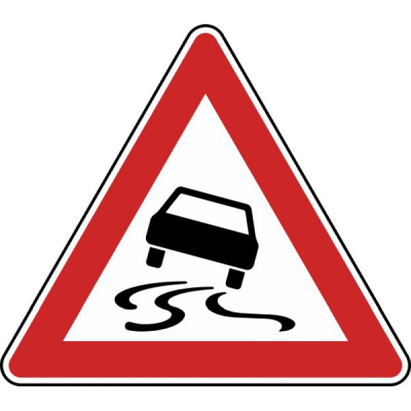 Stein HGS Schleuder- oder Rutschgefahr Nr. 114, 900 mm / RA1 / Flachform 2 mm, 114-211