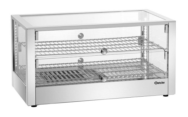 Bartscher Heiße Theke 6200 2EK, Material: Edelstahl, Glas, 305063, 4015613698892