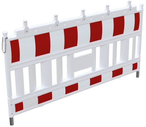Schake EURO2 SCHRANKENZAUN 2,00m Typ Nox, aus Kunststoff, mit Schranke (Folie) 250mm und Tastleiste (Folie) 100mm, ohne Lampenadapter, 33420K-S-RFID-SCHAKE