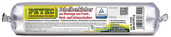 Petec Scheibenkleber, Schlauchbeutel, 400ml, VE: 12 Stück, 83400