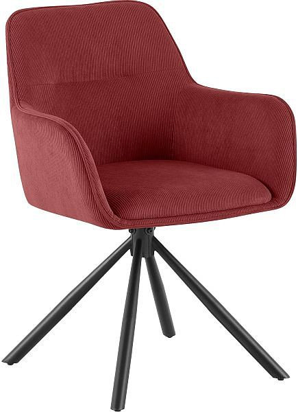 CLP Stuhl Tipton Cord, bordeauxrot, 327412, 4255716377182