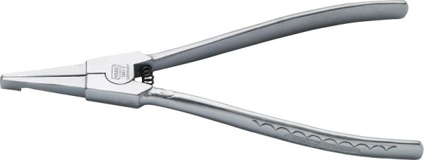 Hazet Sicherungsring-Zange, Backen 90° abgewinkelt, Spitzen kariert, für Außensicherungen, Oberfläche: verchromt, 1847-2