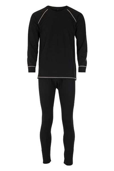 Planam Funktionsunterwäsche Set Light schwarz 5XL, Herren, 2280072