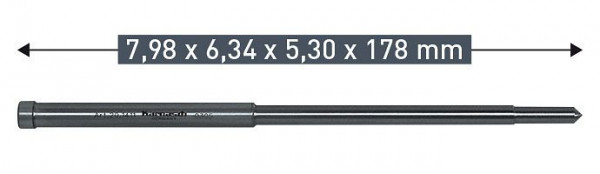 Karnasch Auswerferstift 7,98x6,34x5,30x178mm, VE: 2 Stück, VE: 2 Stück, 201411