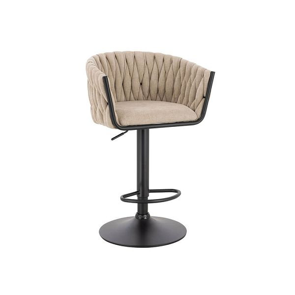 HOME DELUXE Barhocker gewebt SAMIR - Beige 1er Set, 74114