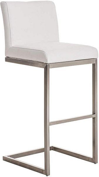 CLP Barhocker Paros Stoff, weiß, 10367302, 4250420256433