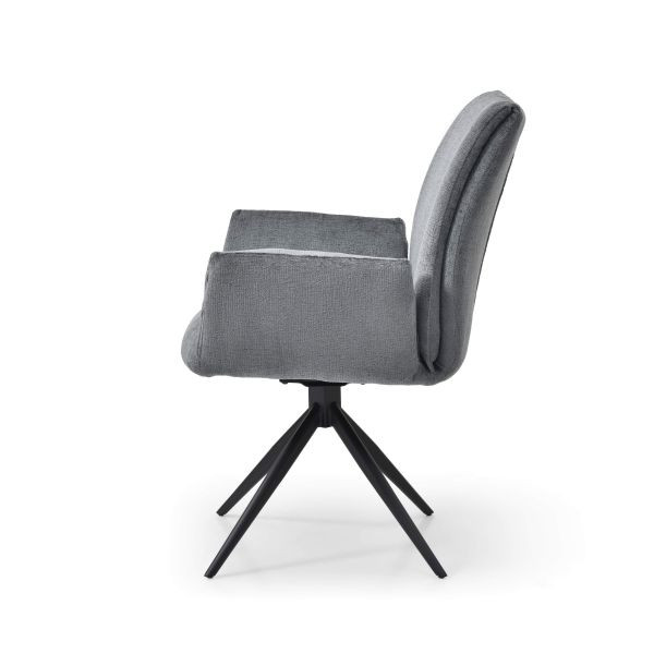 Bisley Besucherstuhl Easy Meet, gepolsterte Rückenlehne und Sitz, schwarz pulverbeschichtetes Sterngestell, EMFA749