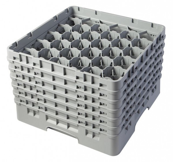 Cambro Spülkorb mit 30 Fächer Camrack® 29,8 cm Soft Grau, 30S1114151