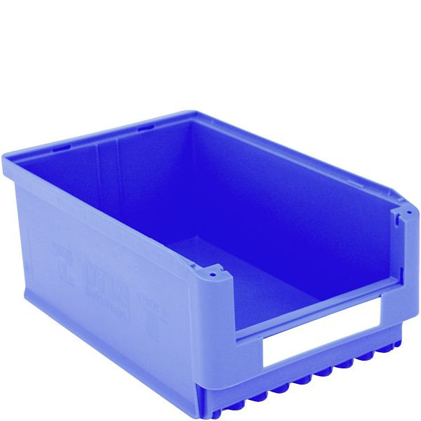 BITO Sichtlagerkasten SK Set /SK5032R 500x313x200 blau, inklusive Etikett, 6 Stück, C0230-0025