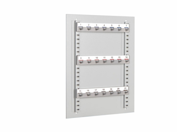 Eichner Wandtafel zur übersichtlichen Aufbewahrung von bis zu 21 Schlüsseln, 9201-00052