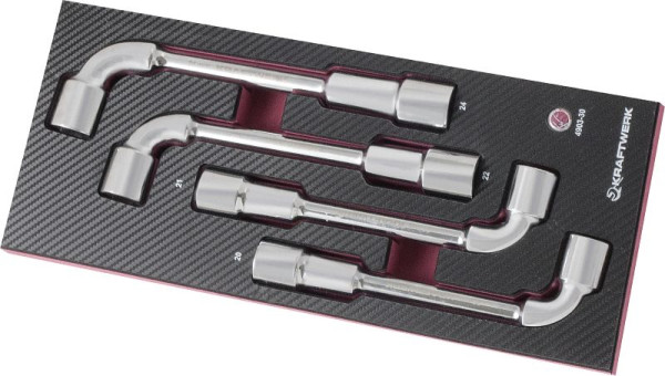Kraftwerk 4-teilig EVA3 Pfeiffenkopfschlüssel-Satz 20-24 mm, 4903-30
