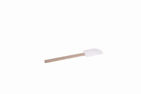 Schneider Stielschaber mit Holzgriff aus Buche, 28,5 cm, Laffe Gummi, 200771