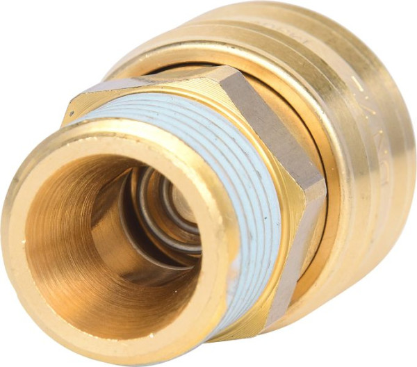 KS Tools Messing-Kupplung mit Außengewinde, G1/2"AG, 515.3482