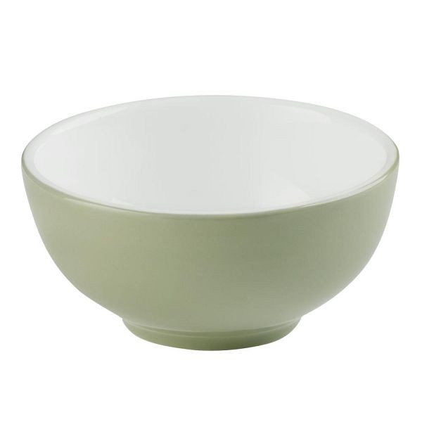 APS Schale SNUG - Porzellan, Ø 12 cm, 250ml, grün, stapelbar, spülmaschinengeeignet, 16022