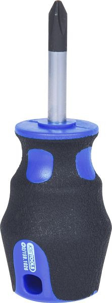 KS Tools ERGOTORQUEplus Schraubendreher, kurz, PH2, 159.1026