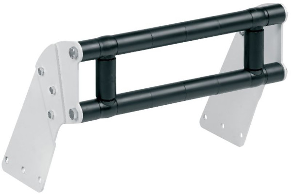 Ebinger Rollenführung geschlossen 410mm, oben, Edelstahl, 6.004.003.410
