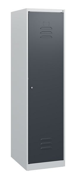 C+P Umkleidespind Classic PLUS, 1530x400x500mm, 7035/7016, Zylinderschloss, 0800005-12 S10008