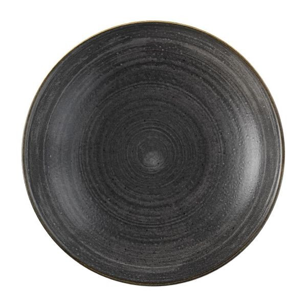 Churchill Stonecast Raw Evolve Coupe-Schüsseln, Schwarz, 248 mm, (12 Stück), FS840