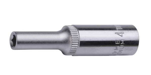 SW-Stahl Steckschlüsseleinsatz, 1/4", 4 mm, tief, 05430-4,0