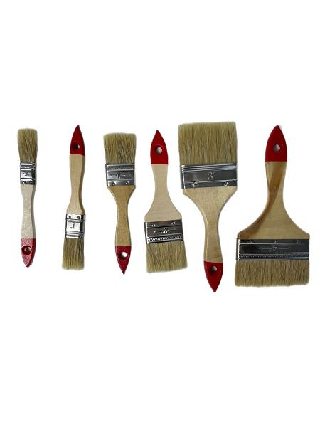 VaGo-Tools Lasurpinsel Flachpinsel 18-teiliges Set Flachpinsel 20/25/38/50/75/100mm, 190-000/010/015/020/030/040 je 3_sv